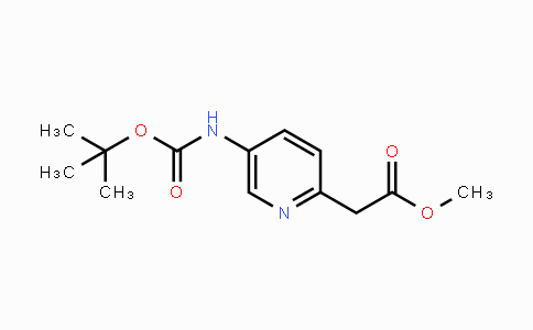 CAS No. 921940-82-1, Methyl 5-(Boc-amino)pyridine-2-acetate