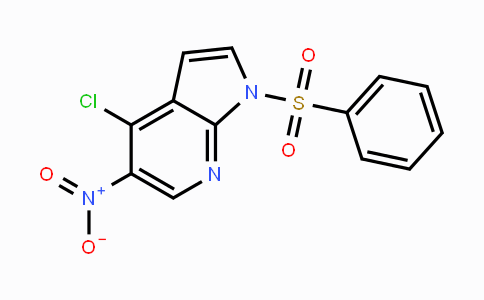 CAS No. 1245649-52-8, 4-Chloro-5-nitro-1-(phenylsulfonyl)-7-azaindole
