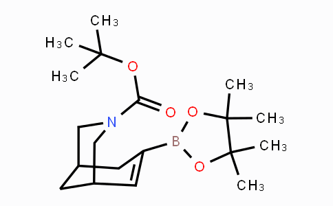 CAS No. 909135-34-8, 3-Azabicyclo[3.3.1]non-6-ene-3-carboxylic acid, 7-(4,4,5,5-tetramethyl-1,3,2-dioxaborolan-2-yl)-, 1,1-dimethylethyl ester