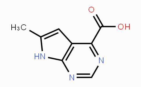 CAS No. 1095822-86-8, 6-Methyl-7H-Pyrrolo[2,3-d]pyrimidin-4-carboxylic acid