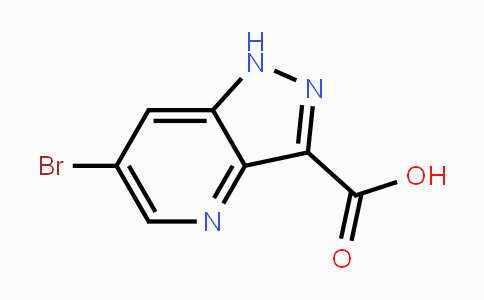 CAS No. 1363382-29-9, 6-Bromo-1H-pyrazolo[4,3-b]pyridine-3-carboxylic acid
