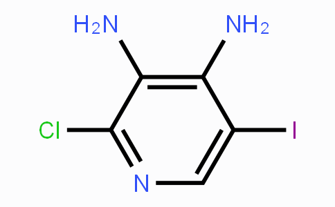 CAS No. 1363380-53-3, 2-Chloro-5-iodo-3,4-pyridinediamine