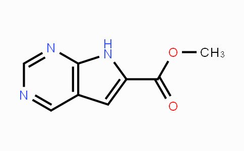 CAS No. 1260666-55-4, Methyl 7H-pyrrolo[2,3-d]pyrimidine-6-carboxylate