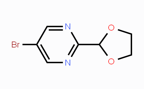 CAS No. 1392803-06-3, 5-Bromo-2-[1,3]dioxolan-2-yl-pyrimidine