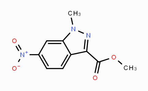 CAS No. 1058740-88-7, Methyl 1-methyl-6-nitro-1H-indazole-3-carboxylate