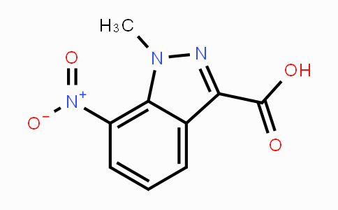 CAS No. 1363381-06-9, 1-Methyl-7-nitroindazole-3-carboxylic acid