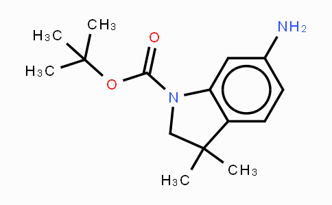 CAS No. 1049677-43-1, 1-Boc-6-amino-3,3-dimethylnitroindoline
