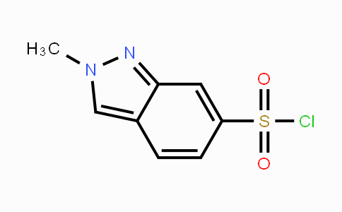 CAS No. 1363381-94-5, 2-Methyl-2H-indazole-6-sulfonyl chloride