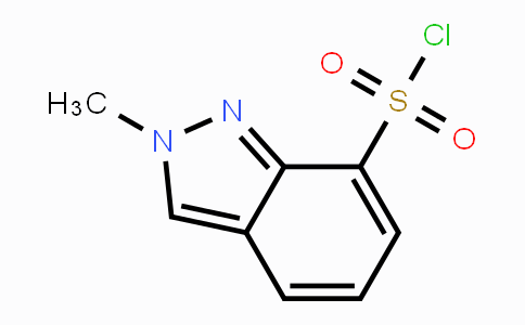 CAS No. 1363380-68-0, 2-Methyl-2H-indazole-7-sulfonyl chloride