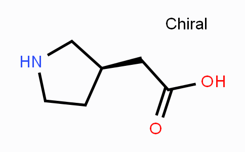 CAS No. 122442-01-7, (R)-3-Pyrrolidineacetic acid