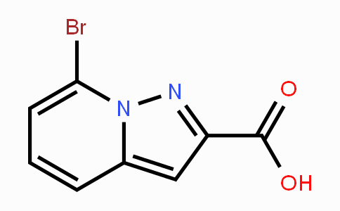 CAS No. 1363383-09-8, 7-Bromopyrazolo[1,5-a]pyridine-2-carboxylic acid