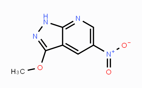 CAS No. 1186614-21-0, 3-Methoxy-5-nitro-1H-pyrazolo[3,4-b]pyridine