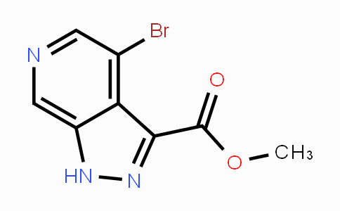 CAS No. 1363381-48-9, Methyl 4-bromo-1H-pyrazolo-[3,4-c]pyridine-3-carboxylate