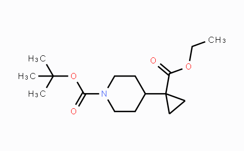 CAS No. 1363382-33-5, 1-Boc-4-(1-ethoxycarbonyl-cyclopropyl)-piperidine