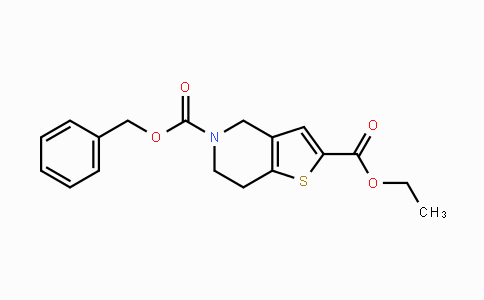 CAS No. 1190971-27-7, Ethyl 5-Cbz-4,5,6,7-Tetrahydrothieno-[3,2-c]pyridine-2-carboxylate