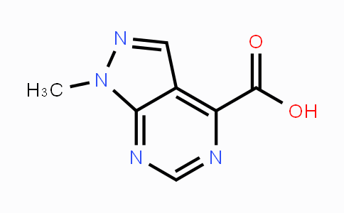 CAS No. 1095822-30-2, 1-Methyl-1H-pyrazolo[3,4-d]pyrimidine-4-carboxylic acid