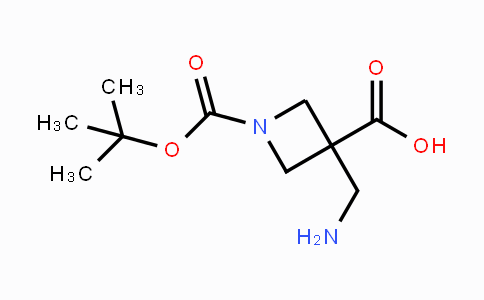 CAS No. 1158759-53-5, 1-Boc-3-(aminomethyl)azetidine-3-carboxylic acid