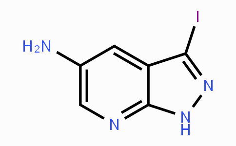 CAS No. 1260681-83-1, 5-Amino-3-iodo-1H-pyrazolo[3,4-b]pyridine