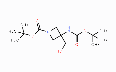 CAS No. 1105662-61-0, 1-Boc-3-(Boc-amino)azetidine-3-methanol
