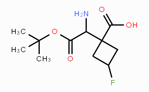 CAS No. 1363380-71-5, 1-(Boc-aminomethyl)-3-fluorocyclobutane-carboxylic acid