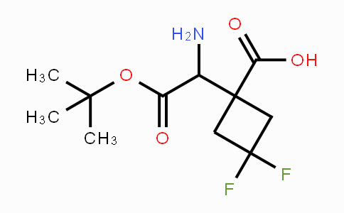 CAS No. 1363382-41-5, 1-(Boc-aminomethyl)-3,3-difluorocyclobutane-carboxylic acid