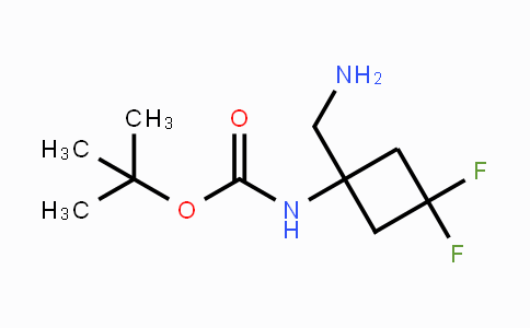 CAS No. 1363382-43-7, 1-(Boc-amino)-3,3-difluorocyclobutane-1-methylamine