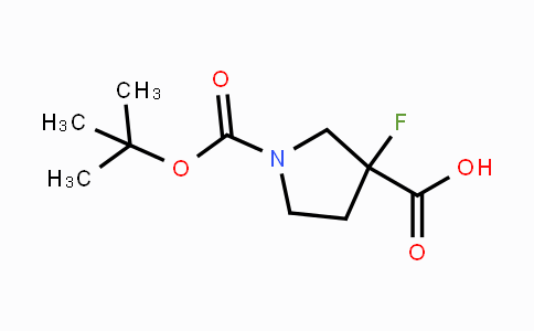 CAS No. 1001754-59-1, 1-Boc-3-fluoropyrrolidine-3-carboxylic acid