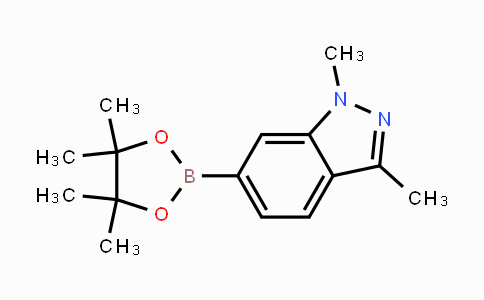 CAS No. 1300582-61-9, 1,3-Dimethyl-1H-indazole-6-boronic acid pinacol ester