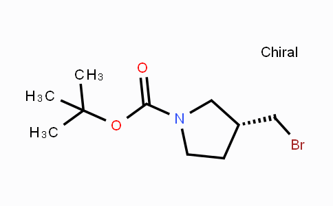 CAS No. 1067230-65-2, (R)-1-Boc-3-(bromomethyl)pyrrolidine