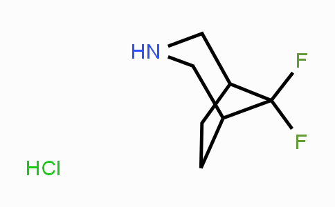 CAS No. 1214875-34-9, 8,8-Difluoro-3-azabicyclo-[3.2.1]octane hydrochloride