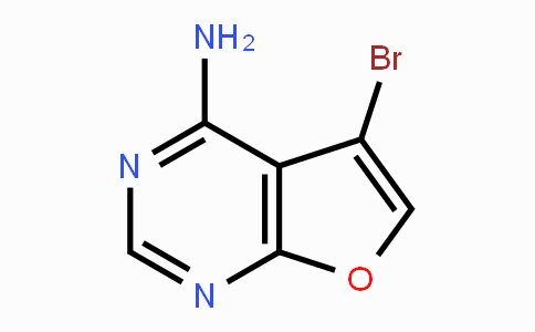 CAS No. 1211525-35-7, 4-Amino-5-bromofuro[2,3-d]pyrimidine