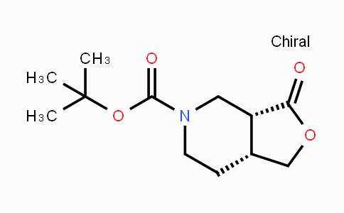CAS No. 441297-79-6, (3AR,7aR)-rel-5-Boc-hexahydro-3-oxo-furo[3,4-c]pyridine