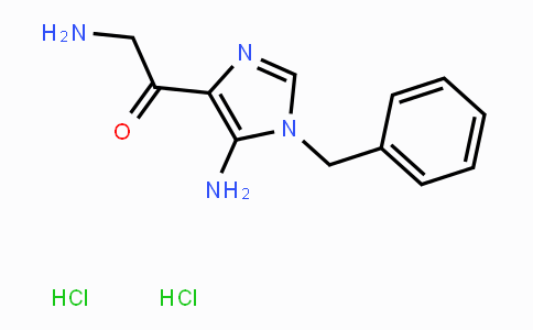 CAS No. 69195-91-1, 2-Amino-1-[5-amino-1-(phenylmethyl)-1H-imidazol-4-yl] ethanone dihydrochloride