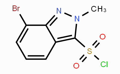 CAS No. 845751-92-0, 7-Bromo-2-methyl-2H-indazole-3-sulfonyl chloride