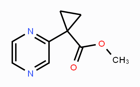 CAS No. 1363382-27-7, Methyl 1-(pyrazin-2-yl)cyclopropanecarboxylate