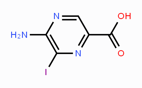 CAS No. 1363381-34-3, 5-Amino-6-iodo-2-pyrazinecarboxylic acid