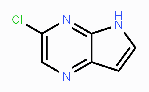 CAS No. 1111638-10-8, 3-Chloro-5H-pyrrolo[2,3-b]pyrazine