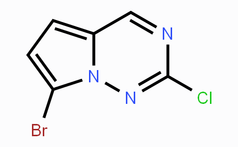 CAS No. 1233186-50-9, 7-Bromo-2-chloropyrrolo[2,1-f][1,2,4]triazine