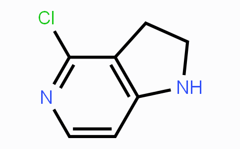 CAS No. 494767-29-2, 4-Chloro-2,3-dihydro-1H-pyrrolo[3,2-c]pyridine