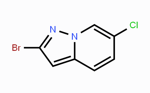 CAS No. 886222-08-8, 2-Bromo-6-chloropyrazolo[1,5-a]pyridine