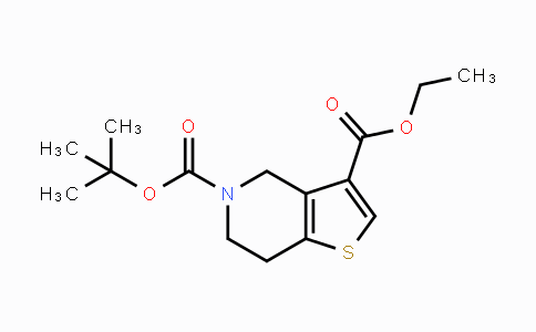 CAS No. 1363381-39-8, Ethyl 5-Boc-6,7-dihydro-4H-thieno-[3,2-c]pyridine-3-carboxylate