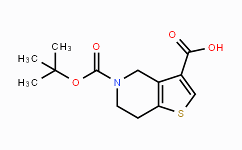 CAS No. 1363382-28-8, 5-Boc-6,7-dihydro-4H-thieno-[3,2-c]pyridine-3-carboxylic acid