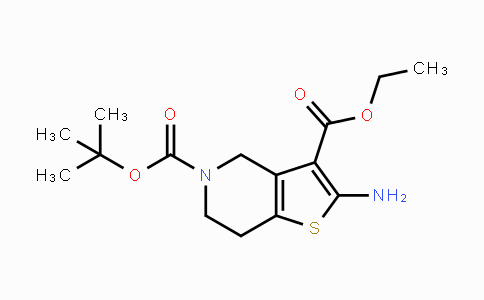 CAS No. 1101856-88-5, Ethyl 2-amino-5-Boc-6,7-dihydro-4H-thieno-[3,2-c]pyridine-3-carboxylate