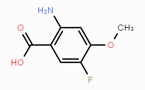 CAS No. 1363380-91-9, 2-Amino-5-fluoro-4-methoxybenzoic acid