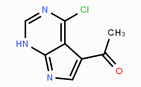 CAS No. 1363381-59-2, 4-Chloro-5-acetyl-1H-pyrrolo[2,3-d]pyrimidine