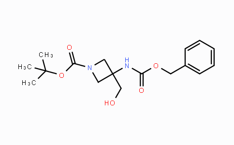 CAS No. 1363380-94-2, 1-Boc-3-(Cbz-amino)azetidine-3-methanol