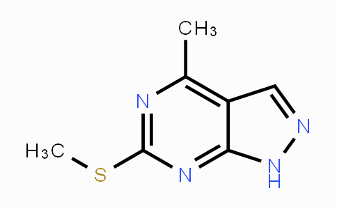 CAS No. 1408075-41-1, 4-Methyl-6-(methylthio)-1H-pyrazolo[3,4-d]pyrimidine