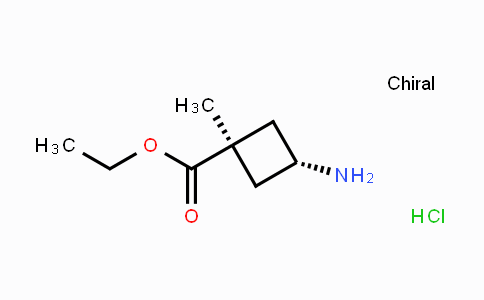 CAS No. 1408076-18-5, Ethyl trans-3-amino-1-methylcyclobutanecarboxylate hydrochloride