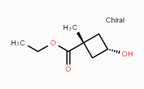 CAS No. 1408074-72-5, Ethyl (1s,3r)-3-hydroxy-1-methylcyclobutane-1-carboxylate