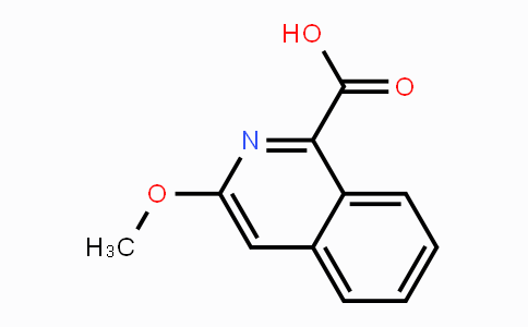CAS No. 374917-64-3, 3-Methoxyisoquinoline-1-carboxylic acid